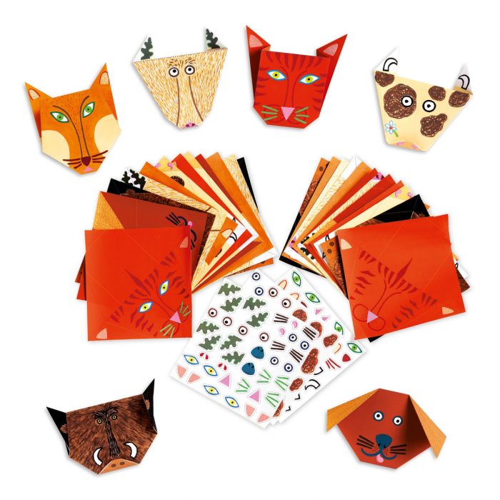 Joc creativ initiere origami Animale, Djeco - imaginea 3
