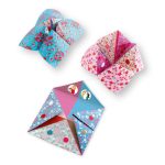 Joc creativ Initiere origami roz, Djeco - imaginea 3 Joc creativ Initiere origami roz, Djeco - imaginea 3