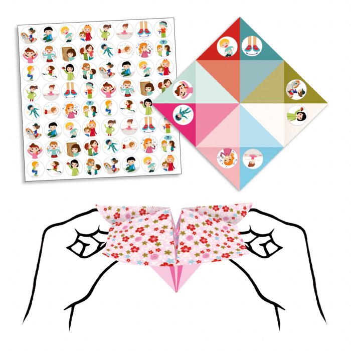 Joc creativ Initiere origami roz, Djeco - imaginea 5
