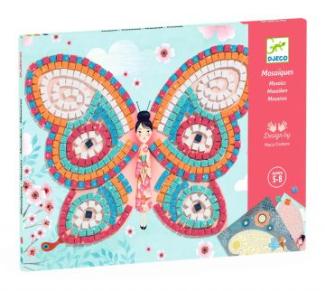 Joc creativ mozaic Fluturi, Djeco - imaginea 1