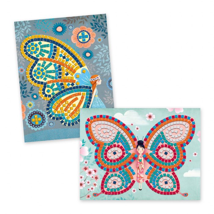 Joc creativ mozaic Fluturi, Djeco - imaginea 2