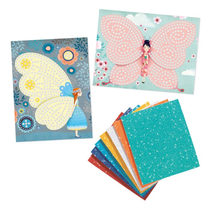 Joc creativ mozaic Fluturi, Djeco - imaginea 4