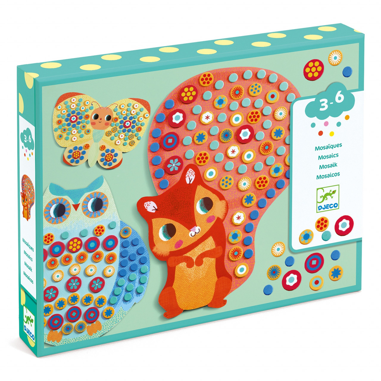 Joc creativ mozaic Milfiori, Djeco - imaginea 1 Joc creativ mozaic Milfiori, Djeco - imaginea 1