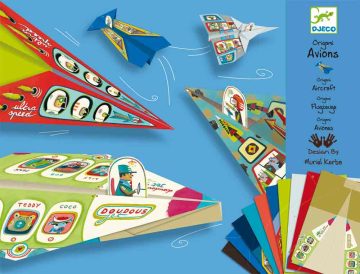 Joc creativ origami Avioane, Djeco - imaginea 1