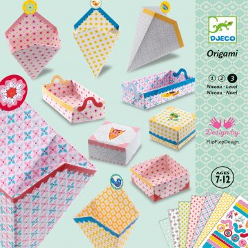 Joc creativ origami Confectionat cutii, Djeco - imaginea 1