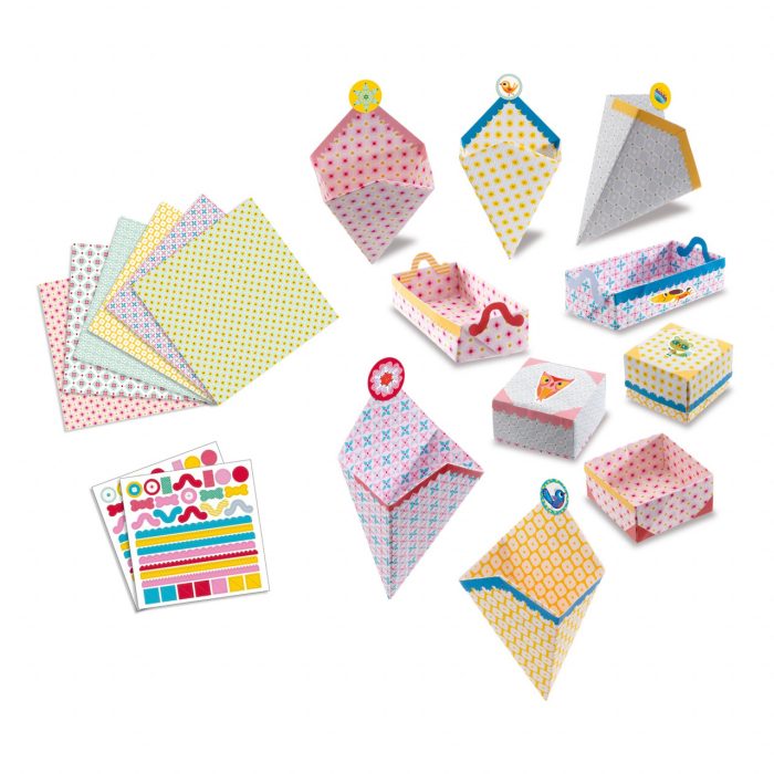 Joc creativ origami Confectionat cutii, Djeco - imaginea 2