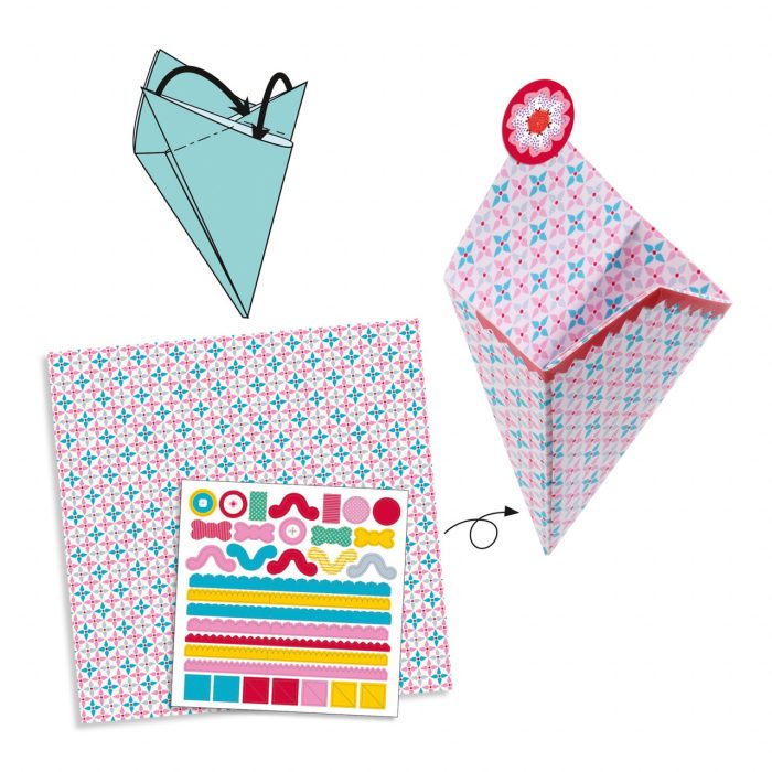 Joc creativ origami Confectionat cutii, Djeco - imaginea 4