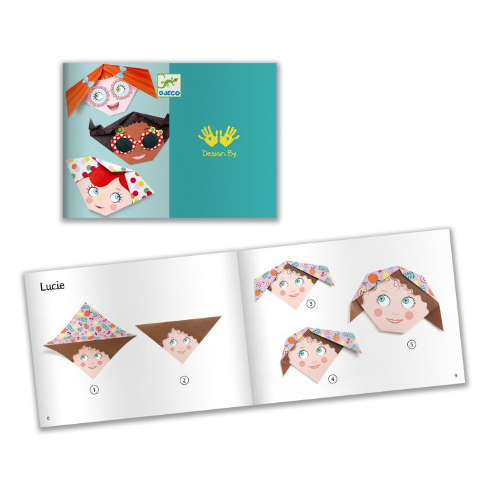 Joc creativ origami Personaje, Djeco - imaginea 5