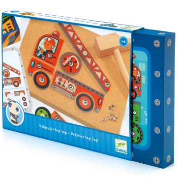 Joc de asamblat Vehicule Tap Tap, Djeco - imaginea 1