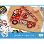 Joc de asamblat Vehicule Tap Tap, Djeco - imaginea 4