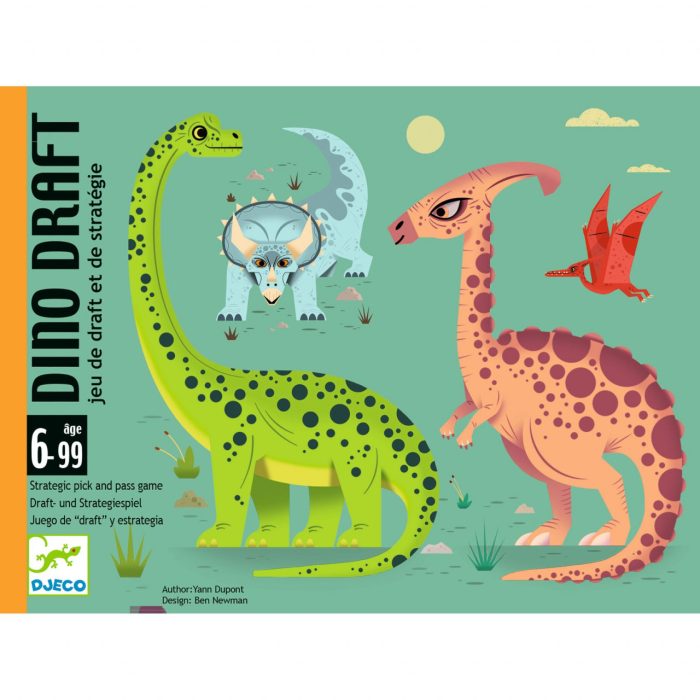 Joc de carti Dino draft, Djeco - imaginea 2