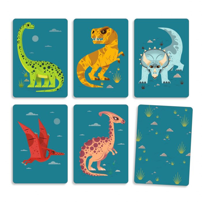 Joc de carti Dino draft, Djeco - imaginea 4