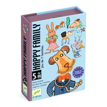 Joc de carti Happy family, Djeco - imaginea 1