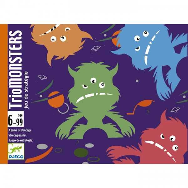 Joc de carti TrioMonsters, Djeco - imaginea 1 Joc de carti TrioMonsters, Djeco - imaginea 1