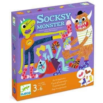 Joc de cooperare Socksy Monster, Djeco - imaginea 1