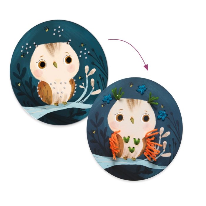 Joc de creatie Introducere in broderie, Djeco - imaginea 2