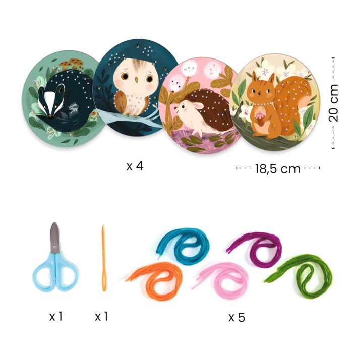 Joc de creatie Introducere in broderie, Djeco - imaginea 3