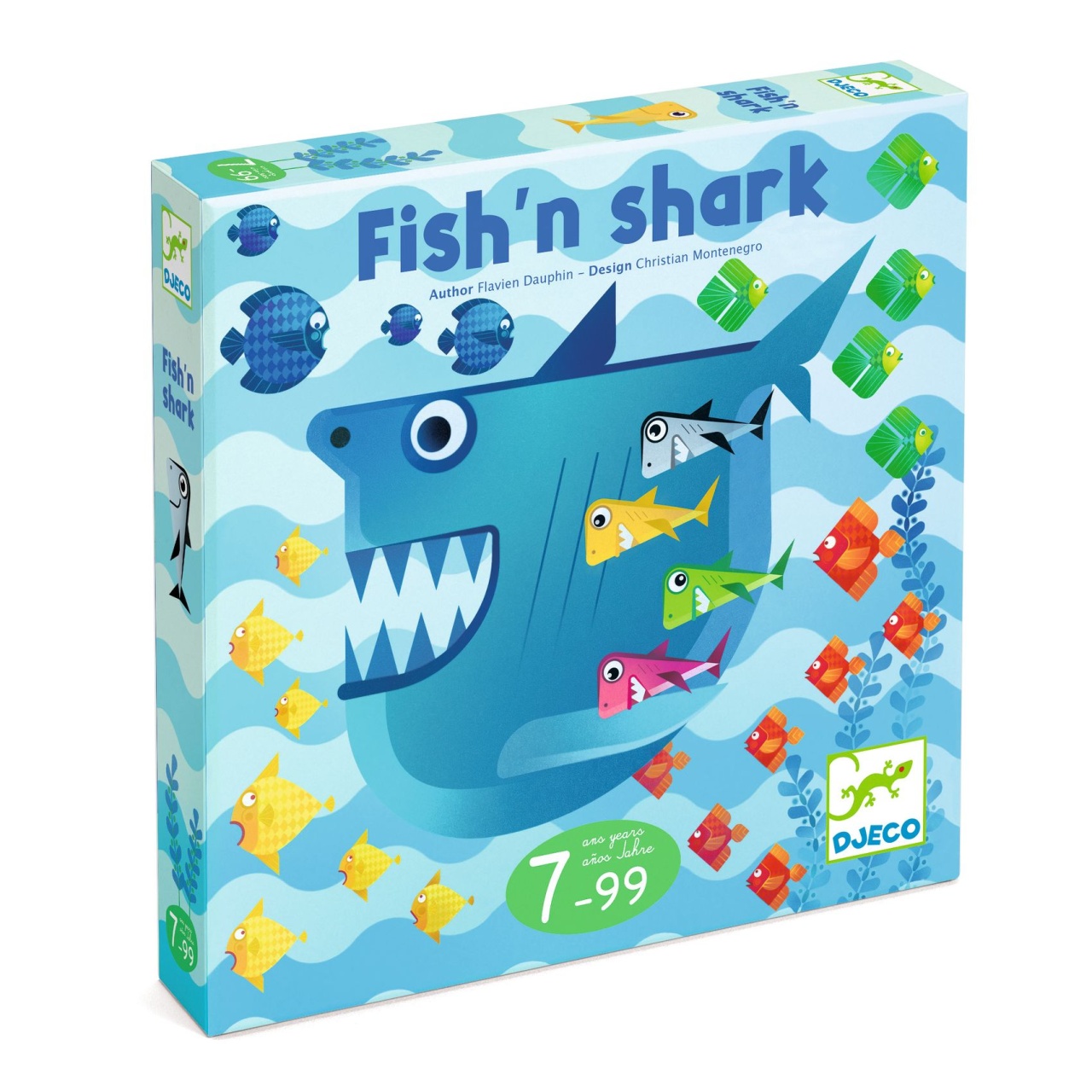 Joc de societate Fish’n shark, Djeco - imaginea 1 Joc de societate Fish’n shark, Djeco - imaginea 1