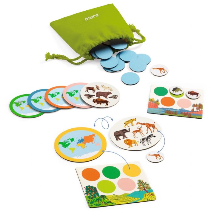 Joc educativ Loto Animo mondo, Djeco - imaginea 5