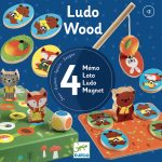 Joc educativ LudoWood 4 jocuri, Djeco - imaginea 3 Joc educativ LudoWood 4 jocuri, Djeco - imaginea 3