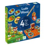 Joc educativ LudoWood 4 jocuri, Djeco - imaginea 1 Joc educativ LudoWood 4 jocuri, Djeco - imaginea 1