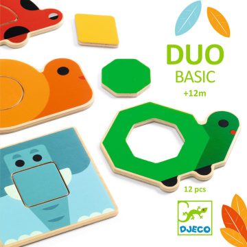 Joc educativ Puzzle DuoBasic, Djeco - imaginea 1
