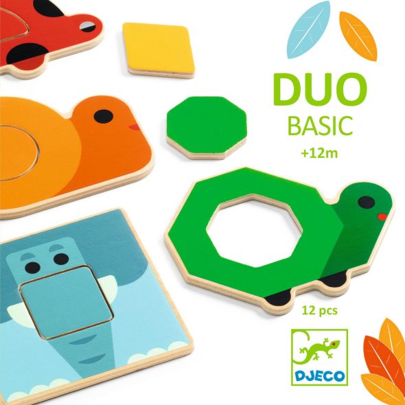Joc educativ Puzzle DuoBasic, Djeco - imaginea 1