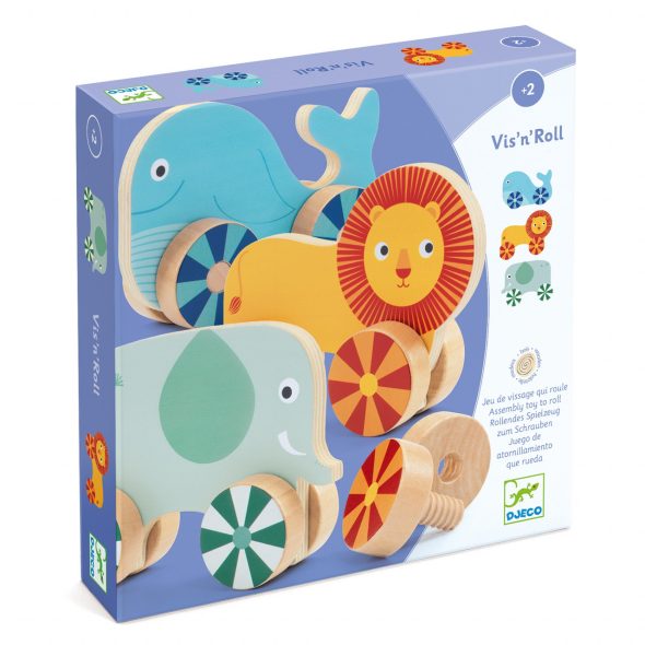 Joc educativ Vis-n-roll, Djeco - imaginea 1