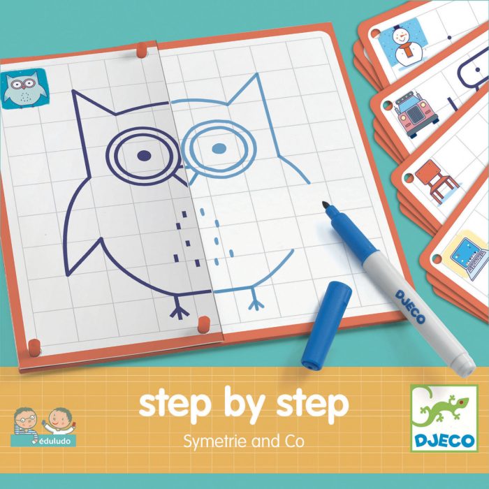 Joc Eduludo Deseneaza pas cu pas Simetrie, Djeco - imaginea 2