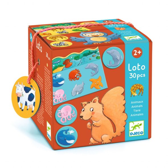 Joc Loto cu animale, Djeco - imaginea 1