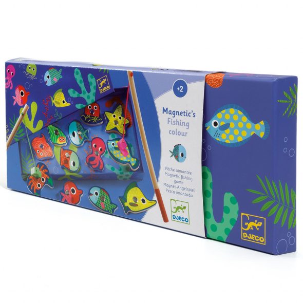 Joc magnetic de pescuit Fishing colour, Djeco - imaginea 1