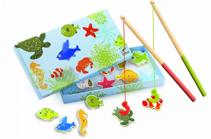 Joc magnetic de pescuit Fishing tropic, Djeco - imaginea 3