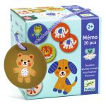 Joc Memo jucarii animale din plus, Djeco - imaginea 1 Joc Memo jucarii animale din plus, Djeco - imaginea 1
