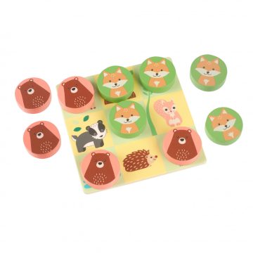 Joc tic tac toe din lemn, Orange Tree Toys - imaginea 1