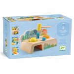 Jucarie bebe din lemn Multi Tap, Djeco - imaginea 1 Jucarie bebe din lemn Multi Tap, Djeco - imaginea 1