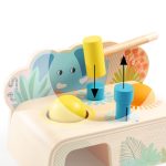 Jucarie bebe din lemn Multi Tap, Djeco - imaginea 4 Jucarie bebe din lemn Multi Tap, Djeco - imaginea 4