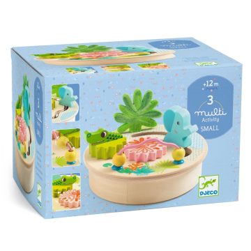 Jucarie bebe Mini centru de activitati MultiSmall, Djeco - imaginea 1