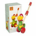 Jucarie de impins dinozaur, Orange Tree Toys - imaginea 4 Jucarie de impins dinozaur, Orange Tree Toys - imaginea 4