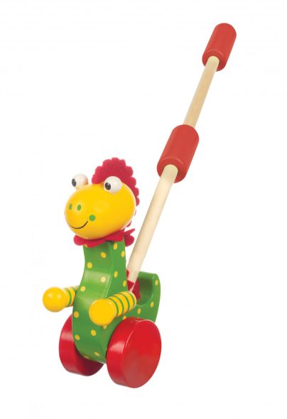 Jucarie de impins dinozaur, Orange Tree Toys - imaginea 1