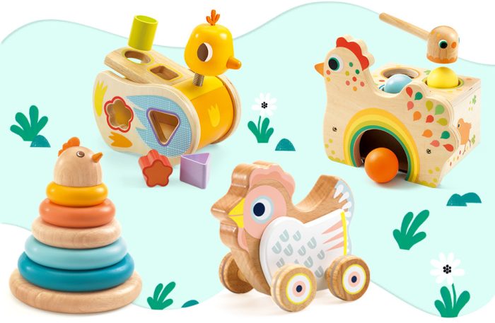 Jucarie Montessori Turn puisor, Djeco - imaginea 2
