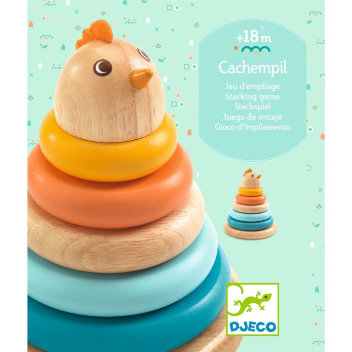 Jucarie Montessori Turn puisor, Djeco - imaginea 4
