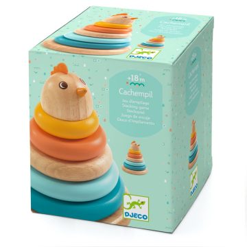 Jucarie Montessori Turn puisor, Djeco - imaginea 1