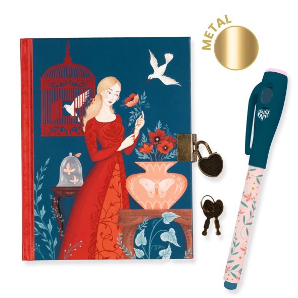 Jurnal secret cu pix magic Lisa, Djeco - imaginea 1