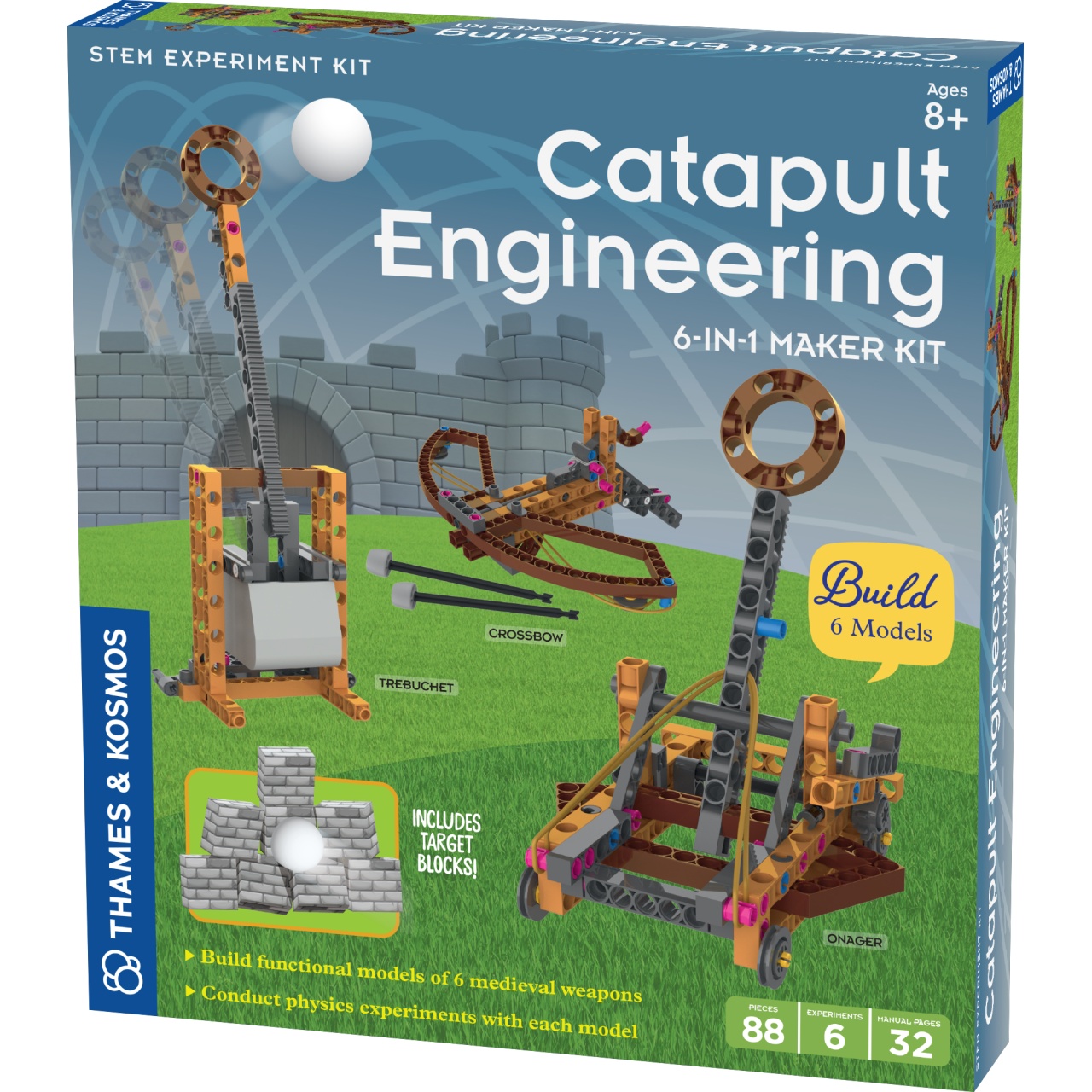 Kit STEM Construieste catapulte, Thames & Kosmos - imaginea 1 Kit STEM Construieste catapulte, Thames & Kosmos - imaginea 1