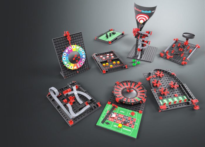 Kit STEM Construieste si joaca 8 jocuri, Fischertechnik - imaginea 3