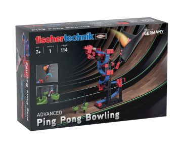 Kit STEM Construieste si joaca Ping pong bowling, Fischertechnik - imaginea 1