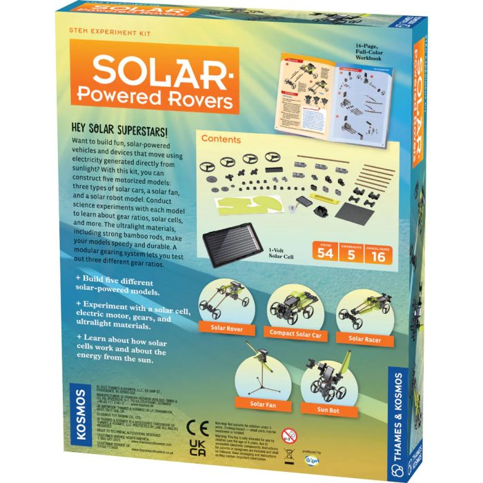Kit STEM de contruit vehicule cu energie solara, Thames & Kosmos - imaginea 4