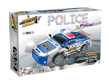 Kit STEM Masina de politie, nivel incepator - imaginea 1