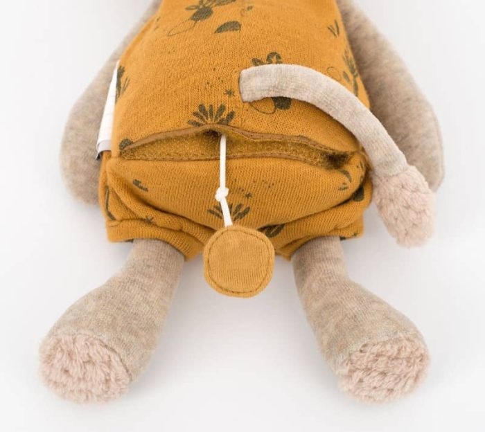 Leut jucarie muzicala textil pentru bebe, Moulin Roty - imaginea 3
