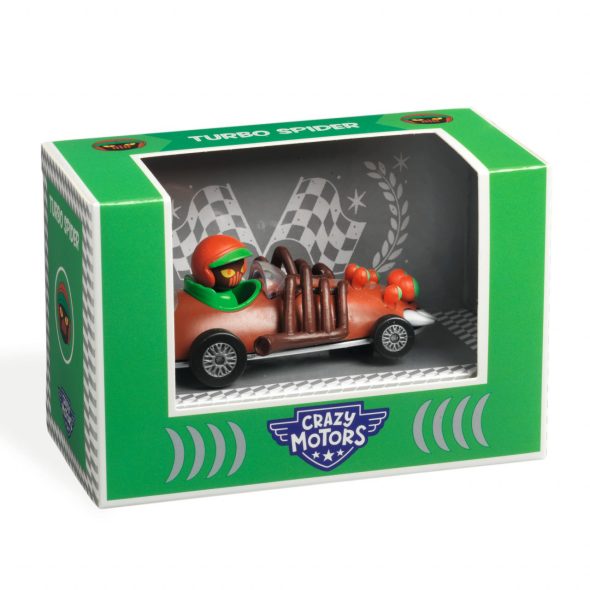 Masina de curse Turbo Spider, Colectia Crazy Motors, Djeco - imaginea 1